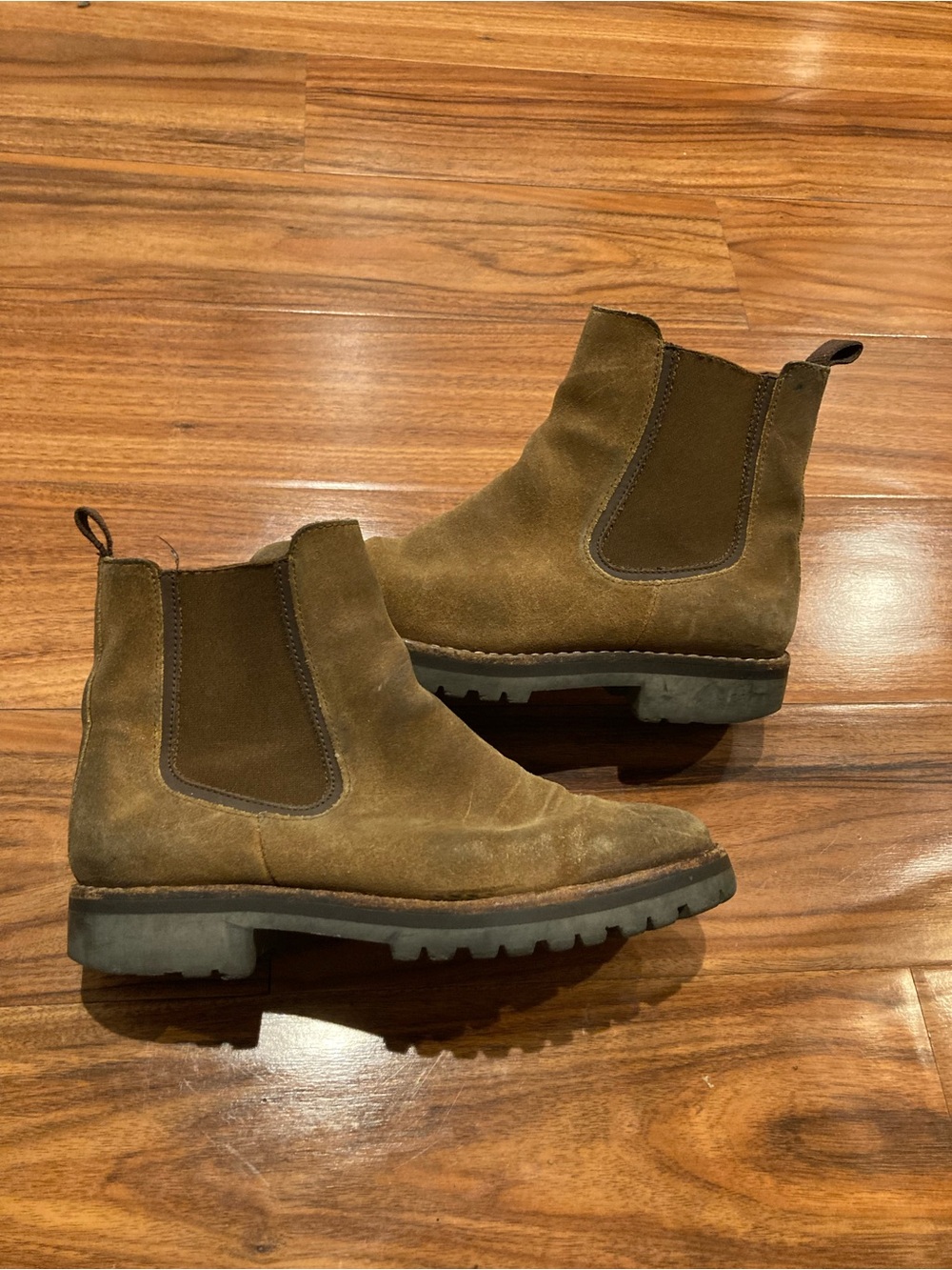 Thursday Boot Company Women's 6.5 Legend Brown Suede Chelsea Boots  Leather